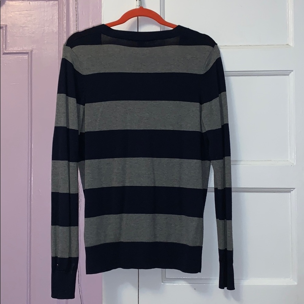 Tommy Hilfiger Women's Striped Button-Up Cardigan - Picture 5 of 7